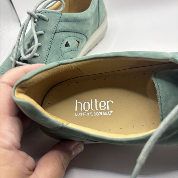 Hotter Comfort Shoes Womens Size 11 Leather Suede - Picture 2 of 11